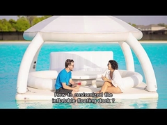 پلتفرم عرشه شناور بادکنکی PVC سفارشی