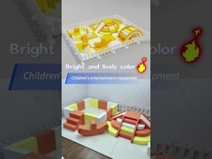 نارنجی ارزان تجهیزات بازی نرم نرم فضای بازی نرم کودکان تجهیزات بازی نرم در داخل