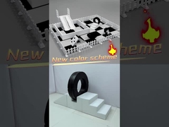 تجهیزات بازی نرم با دو اسلاید سیاه و سفید برای اجاره