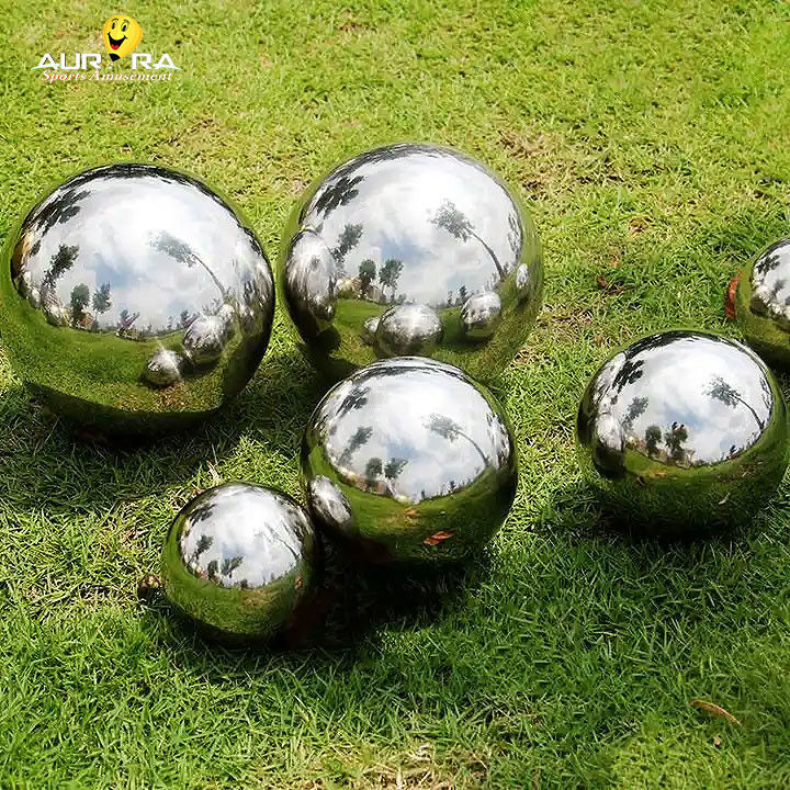 گلوله غول پیکر مهر و موم شده گلوله های آینه ای نقره ای برای تزئین